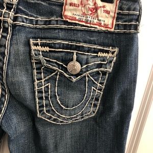 True Religion White stitching size 29 jeans